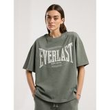 EVERLAST Authentic Boxing Wmn Oversize Haki Kadın Tişört
