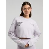 EVERLAST Boxing Club Wmn Oversize Uzun Kollu Lila Kadın Tişört