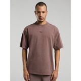 EVERLAST Bronx 1910 Oversize Yıkamalı Kahverengi Erkek Tişört