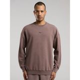 Everlast Bronx 1910 Yıkamalı Kahverengi Erkek Sweatshirt - 2XL
