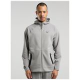 EVERLAST Champions Collection Gri Erkek Yüksek Yaka Full Zip Kapüşonlu Sweatshirt