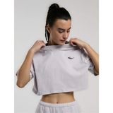 Everlast Ever Classics Kadın Crop Tişört Lila Nefes Alabilir Kumaş ile Şık Tasarım ve Rahat Kesim