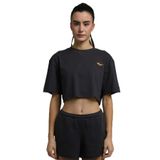 Everlast Ever Classics Wmn Comfort Crop Tişört , XS, TW0031167, Siyah, Kadın