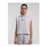 EVERLAST Ever Classics Wmn Lila Kadın Crop Kapüşonlu Kolsuz Sweatshirt