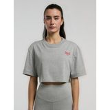 Everlast Ever Essentials Comfort Gri Melanj Kadın Crop Tişört - 2XL