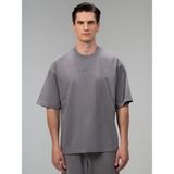 Everlast Giant Logo Oversize Koyu Gri Erkek Tişört - M