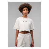 EVERLAST Graphic Collection Beyaz Comfort Fit Kısa Kollu Kadın T-Shirt