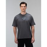 Everlast Graphic Collection Oversize Füme Erkek Tişört - 2XL - Gri
