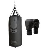 Everlast P00003137 Prospect 2 Çocuk Boks Torbası Eldiven Seti Siyah