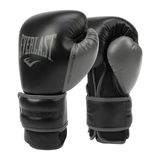 Everlast PowerLock2 Eğitim Eldiveni 16 oz Siyah/Gri