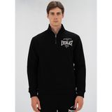 Everlast Siyah Erkek Fermuarlı Regular Fit Sweatshirt TM0104 167-Everlast Bronx NYC H.Zip