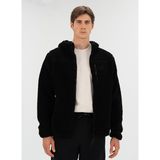 Everlast TM0112 Everlast Winter Essentials Siyah Nakışlı Erkek Zip Ceket