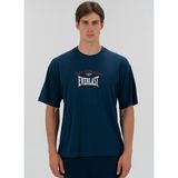 Everlast TM0121 376-Everlast Heritage Champs Mavi Regular Fit Baskılı Erkek T-Shirt