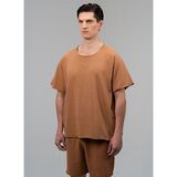 Everlast TM0164 430-Boxing Heritage Oversize Sarı Bisiklet Yaka Düz Erkek T-Shirt