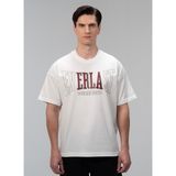Everlast TM0172 112-Iconic Rest Oversize Beyaz Bisiklet Yaka Erkek T-Shirt