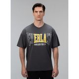 Everlast TM0172 415-ICONIC Rest Oversize Gri Bisiklet Yaka Normal Düz Erkek T-Shirt