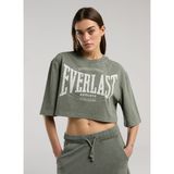 Everlast TW0011 344-Everlast Authentic Boxin Haki Bisiklet Yaka Kadın T-Shirt