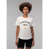 Everlast TW0106 112-Graphic Boxing Comfort Beyaz Bisiklet Yaka Kadın T-Shirt