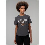 Everlast TW0106 415-Graphic Boxing Comfort Gri Bisiklet Yaka Kadın T-Shirt