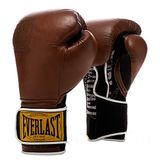 Everlast Üniseks Yetişkin Boks Eldiveni 1910 Classic Antrenman Eldiveni, Kahverengi, 12 oz