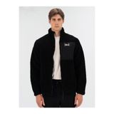 EVERLAST Winter Essentials Siyah Erkek Full Zip Sherpa Sweat