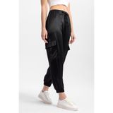 Evermade Cep Detaylı Saten Şalvar Pantolon