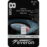 Everon 8Gb Metal Usb Mini Flash Bellek