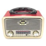 Everton Açık Kahverengi RT-301 Bluetooth-USB-SD-FM Şarjlı Nostaljik Radyo El Fenerli Premium Tasarım