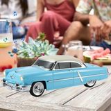 Everton Arabalı Bluetooth Fm-Usb-Tf-Aux Şarjlı Nostaljik Radyo Hoparlör - Mavi