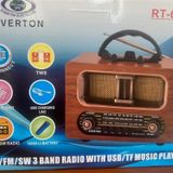 Everton Bluetooth Fm-Usb-Tf-Aux Şarjlı Nostaljik Radyo