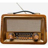 Everton Klasik Nostalji Radyo (Bluetooth,usb,aux Özellikli) - Ahşap