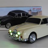 Everton Rt-1958 Bej Arabalı Bluetooth Fm-Usb-Tf-Aux Şarjlı Nostaljik Radyo