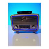 Everton RT-301 FENERLİ BLUETOOTH/USB/SD/FM/SW/AM ŞARJLI MAVİ LEDLİ NOSTALJİ RADYO MÜZİK KUTUSU