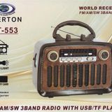 Everton RT-553 Bluetooth Fm-Usb-Tf-Aux Şarjlı Nostaljik Radyo