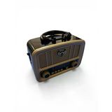 Everton Rt-554 Klasik Dekoratif Solar Enerjili Fenerli , Nostalji Bluetooth/Usb/Sd/ Radyo Mp3 Player Müzik Kutusu