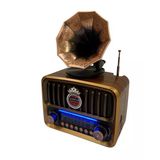 Everton Rt-606 Gramafon Tasarımlı Ve Görünümlü , Nostalji Bluetooth/Usb/Sd/ Radyo Mp3 Player Müzik Kutusu