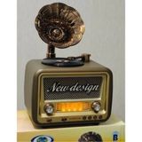 Everton RT-609 Nostaljik Gramofon Görünümlü Bluetooth Hoparlör - Şarjlı Radyo Fm/am/sw - Usb/tf Kart/mp3 Çalar
