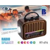 Everton Rt-676 Bluetooth (Rgb) Fenerli Usb-Micro Sd Nostaljik Radyo