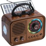 Everton RT-677 Solar Şarjlı Radyo Nostalji Fenerli
