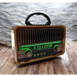 Everton RT-682 Nostaljik Radyo - Güneş Enerjili Solar Panelli Bluetoothlu Usb/tf Kart Girişli Fenerli Şarjlı Radyo