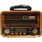 Everton RT-708 Bluetooth Fm-Usb-Tf-Aux Solarlı Şarjlı Nostaljik Radyo - Çok Renkli