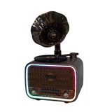 Everton Rt-709 Gramafon Görünümlü Bluetooth Fm-Usb-Tf-Aux Şarjlı Nostaljik Radyo