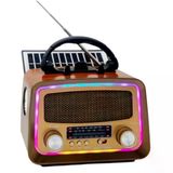 Everton Rt-730 Klasik Retro , Solar Enerjili , Ledli , Fenerli , Nostalji Bluetooth/Usb/Sd/ Radyo Mp3 Player Müzik Kutusu