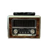 Everton RT-741 Nostaljik Görünümlü Solar (Güneş Enerjili) Şarjlı Bluetooth Radyo Hoparlör