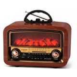 Everton Rt-741 Şömine Tasarımlı Ve Görünümlü Büyük , Nostalji Bluetooth/Usb/Sd/ Radyo Mp3 Player Müzik Kutusu