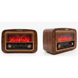 Everton RT-742 Şömine Göstergeli Bluetooth Fm-Usb-Tf-Aux Şarjlı Nostaljik Radyo (Kdo)