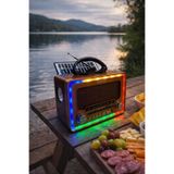 Everton rt-763 usb am-sw-fm bluetooth solarlı ledli fenerli nostalji radyo