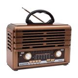 Everton RT-812 Nostaljik Radyo Bluetooth USB Tf Kart Destekli Şarjlı Hoparlör