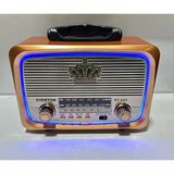 Everton Rt-849 Nostalji Solar Güneş Enerjili Ledli Bluetooth/Usb/Sd Kart/ Radyo Mp3 Player Müzik Kutusu