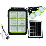 Everton RT-917 Güneş Enerjili Solar Projektör - 300W Çok Fonksiyonlu Şarjlı Kamp Lambası ve Powerbank Işıldak